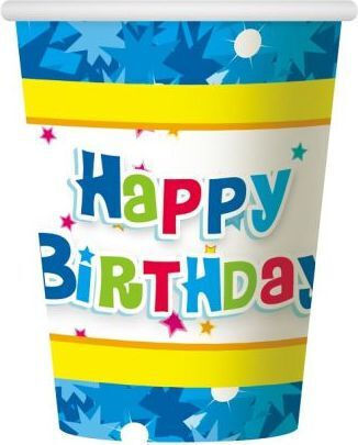 GoDan Happy Birthday Glass for Party