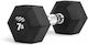 Tiguar Dumbbell Βαράκι Εξάγωνο 1 x 7.5kg