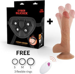 Cyber Silicock Strap-on Master John Remote Control Cyber Silicock Strap-on Master John Remote Control