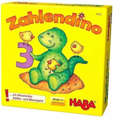 Brettspiel Number Dino für 1-4 Spieler 3+ Jahre 9281 (GER) Haba