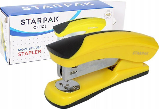 Starpak Stapler Zszywacz 20k 24/6 26/6 Yellow Stk-320 Box 12/96