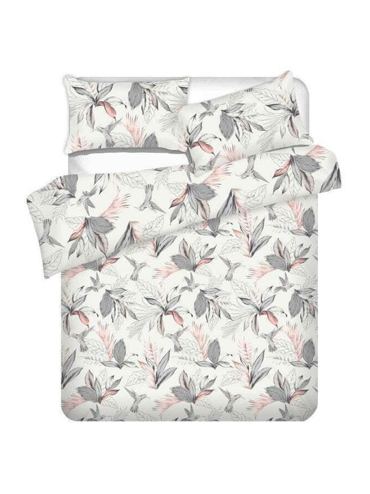 Domoletti Duvet Cover Set Single with Pillowcase 140x200 Multicolored