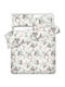 Domoletti Duvet Cover Set Single with Pillowcase 140x200 Multicolored