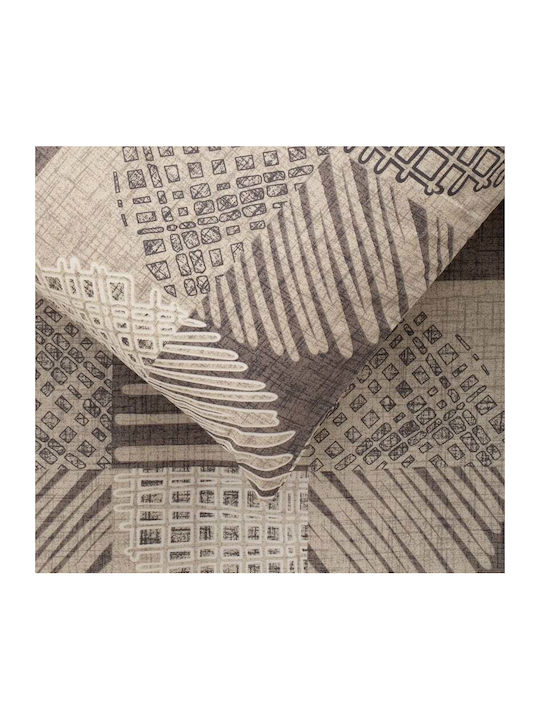 Domoletti Duvet Cover Set Cotton Double with 2 Pillowcases 200x220 Multicolored