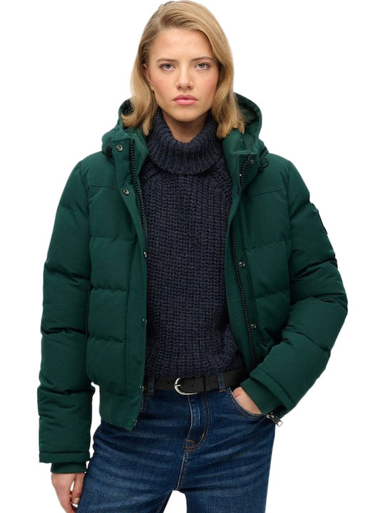 Chaqueta De Senderismo Superdary Jacquard Puffer Para Mujer SUPERDRY