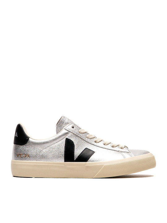 Veja Campo Γυναικεία Sneakers Silver_black