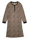 Ustyle Winter Women's Nightdress Brown