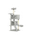Pawhut 140 Cm Cat Tree Multiple Levels Sisal Scratching Posts Caves Platforms Plush Hammock Ladder Toy Balls