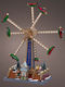 Christmas Illuminated Decorative Ferris Wheel with Music and Movement 47.6x36.5x19cm.