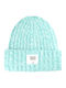 Beanie Frauen Beanie Gestrickt in Türkis Farbe