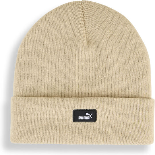 Beanie Männer Beanie Gestrickt in Beige Farbe