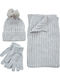 Women's Wool Scarf Gray