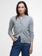 Women's Knitted Cardigan with Buttons Grey