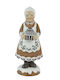 Dekorative Weihnachtsfrau Gingerbread Polyresin 31cm 306.001.0802.31