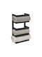 Wenko Bathroom Rail 4 Prongs Wall-Mounted with Screws 24x42cm Inox Gray