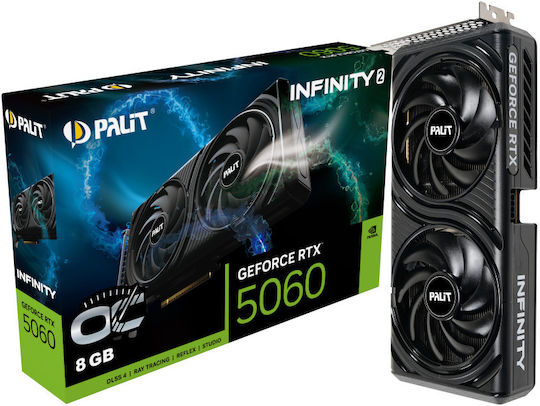 Palit GeForce RTX 5060 8GB GDDR7 Infinity 2 OC Κάρτα Γραφικών