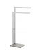 Wenko Towels Double Wall-Mounted Bathroom Rail ​43.5x86.5cm Gray