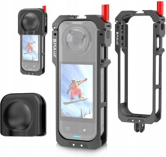 Frame Mount Holder Case Frame 2x Iso Gopro + Cap Insta360 X5 Pu759b