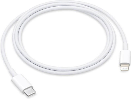 Apple USB-C to Lightning Cable Λευκό 1m 1111209080019