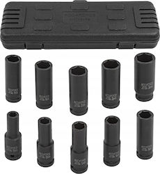 Rockforce Карудаки Air Дълги с Каре Приемник 1/2" Комплект 10бр