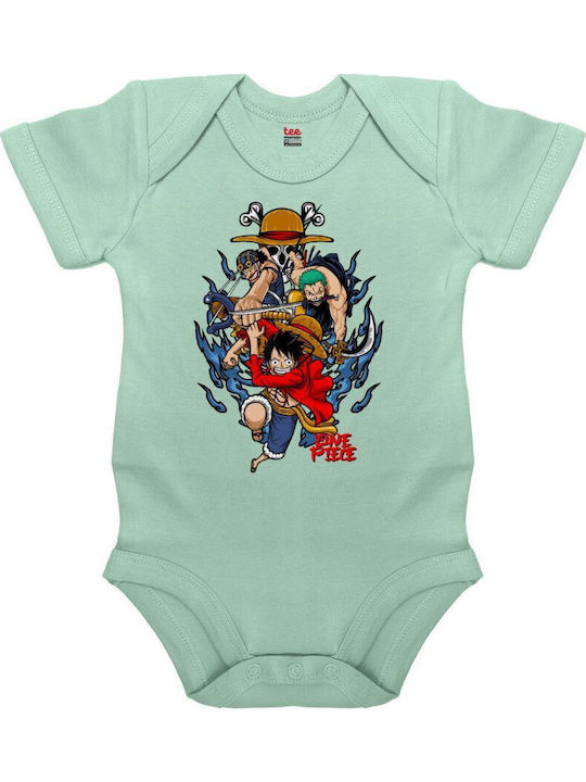 Koupakoupa One Piece Mâneca scurta Mint