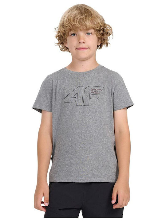 4F Kids' T-shirt Gray
