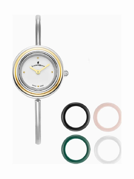 Jacques Du Manoir Women's Watch with Silver Metal Bracelet