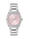 Philipp Plein Lady Γυναικείο Ρολόι 36mm Μπαταρίας με Ασημί Μεταλλικό Μπρασελέ