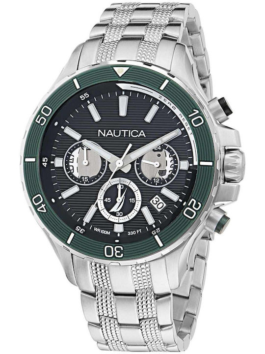 Nautica Men's Watch Chronograph Battery with Si...