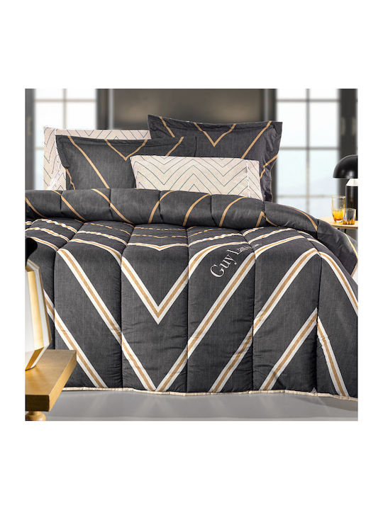 Guy Laroche Πάπλωμα Υπέρδιπλο 220x240εκ. Anthracite 530 GSM