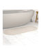 5Five Antiderapant Covoraș de Baie Rotund 206746 Ecru Φ50cm