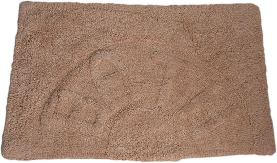 Eurocasa Bath Mat Cotton 7117 Beige 50x80cm