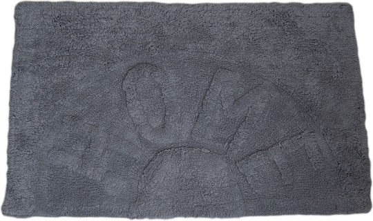 Eurocasa Badematten Baumwolle 7116 Graues 50x80cm