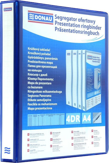 Donau Ντοσιέ για Χαρτί A4 Μπλε