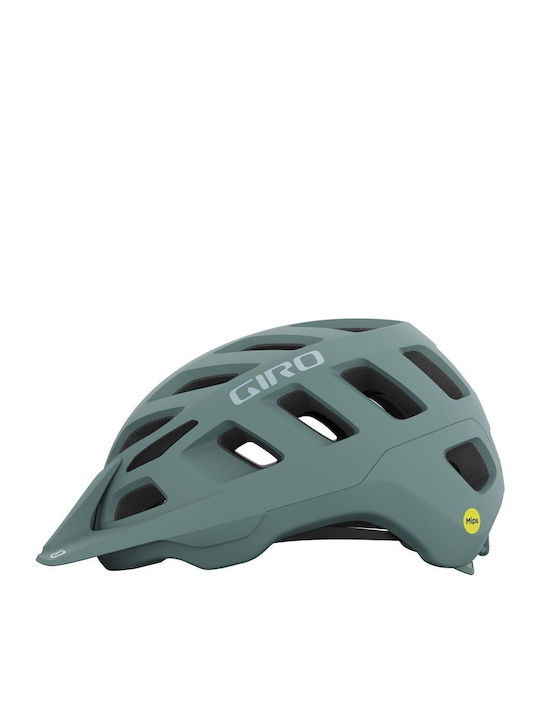 Giro Каска за колоездене Mountain с MIPS защита Зелен