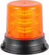 LED Маяк Оранжев С 4 Функции Основа С Винтове 12v24v