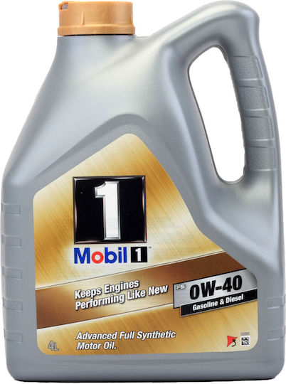 Mobil 1 FS Синтетичен Масло за Автомобили 0W-40 4лт