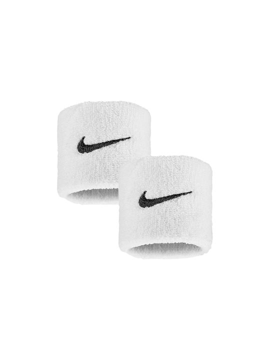 Nike Swoosh Athletic Wristbands White
