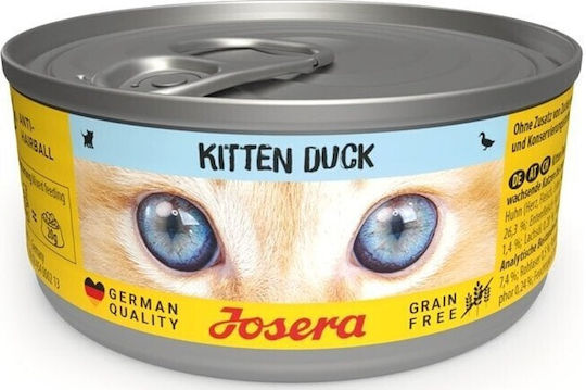 Josera Wet Food for Cats in Cans with Duck 200gr