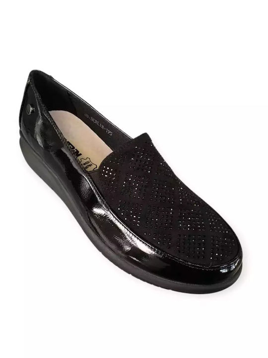 Mocasini dama în culoarea Negru