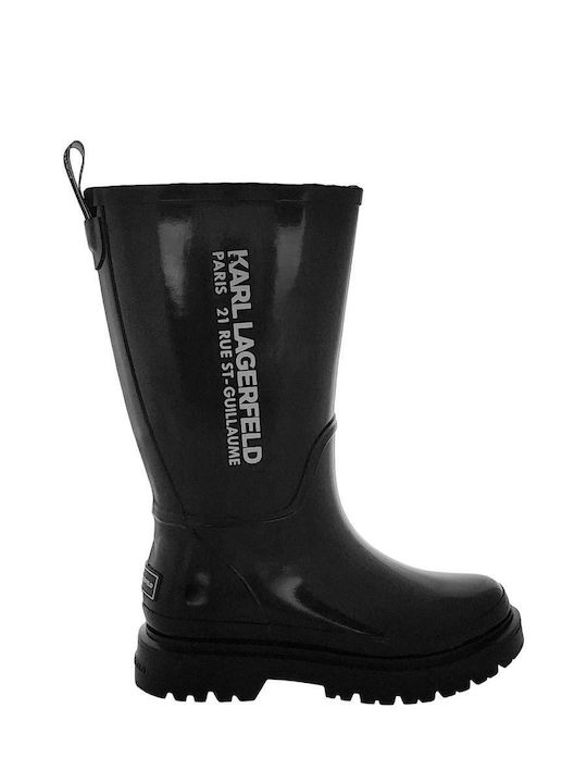Damen Gummistiefel Schwarz
