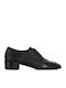 Leder Damen Oxfords in Schwarz Farbe