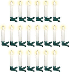 Goobay White Candle 20 Pieces