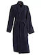 Nef-Nef Homeware Μπουρνούζι με Γιακά Blue-black 380gr/m²
