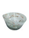 Artekko Twilight Decorative Bowl Gray 30x22x15cm