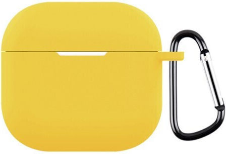 Case Silicone in Yellow color for Apple AirPods 4