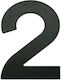 House Number 2 Mb-2 145mm Black