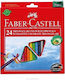 Faber-Castell Комплект цветни моливи 24бр Пакет от 1 опаковки