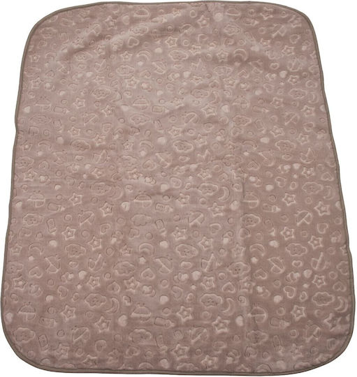 Kamtex Baby Одеяло Велур Кафяв 100x120см.