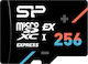 Silicon Power microSDXC 256GB U3 V30 A1 UHS-I 880MB/s με αντάπτορα